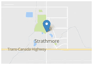 Active RV Storage Calgary Strathmore location map